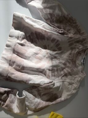 Sub_Urban Riot Kids Tie-Dye Crewneck Sweatshirt - Pale Pink, Beige